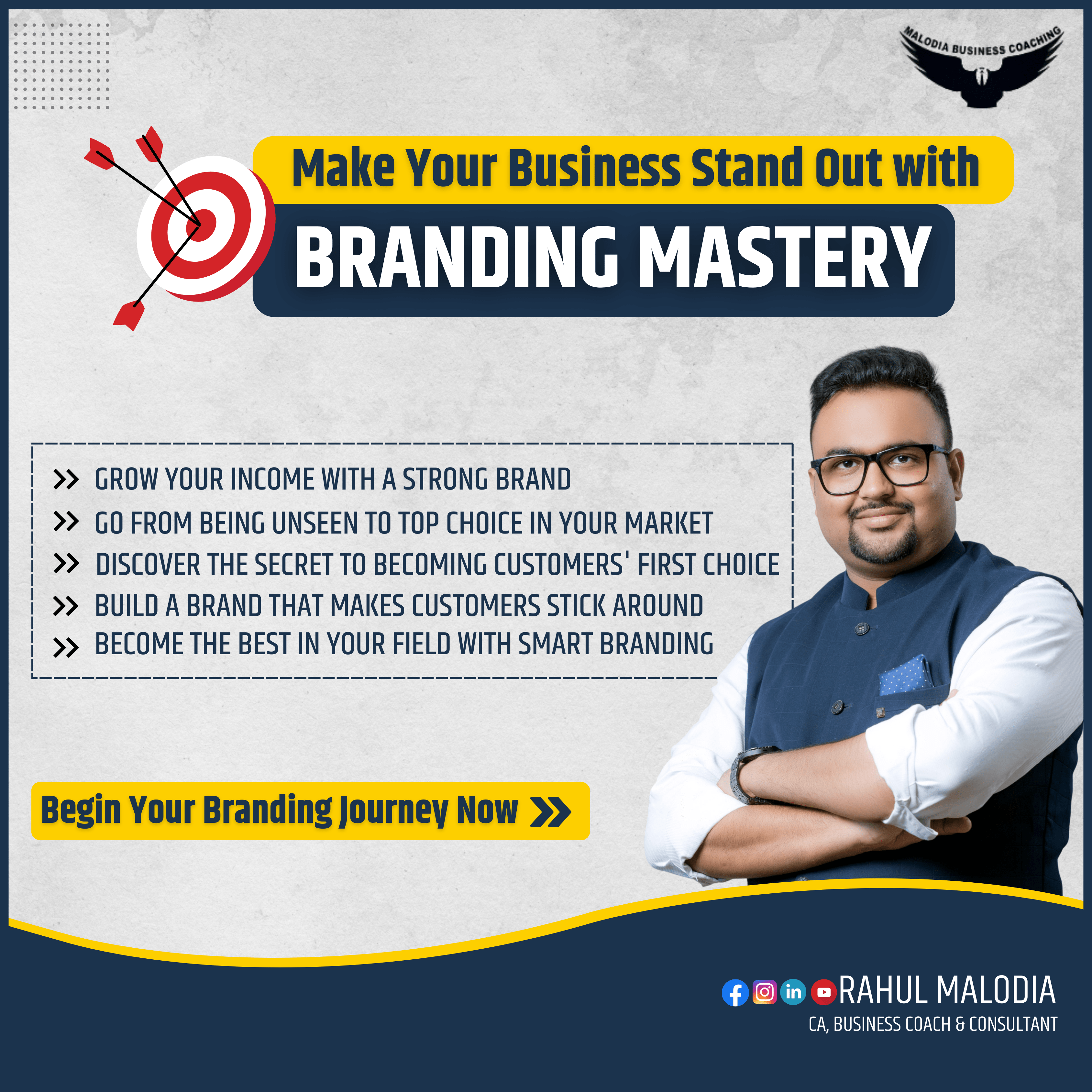Make Your Business Stand Out with
BRANDING MASTERY